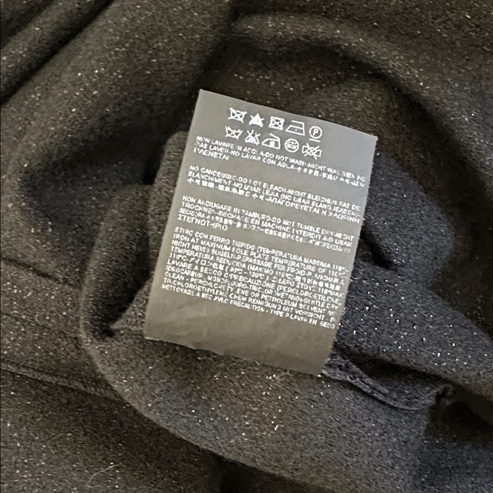 New Saint Laurent wool silk cap sleeve shift sheath boxy knee length mini dress - Picture 15 of 16